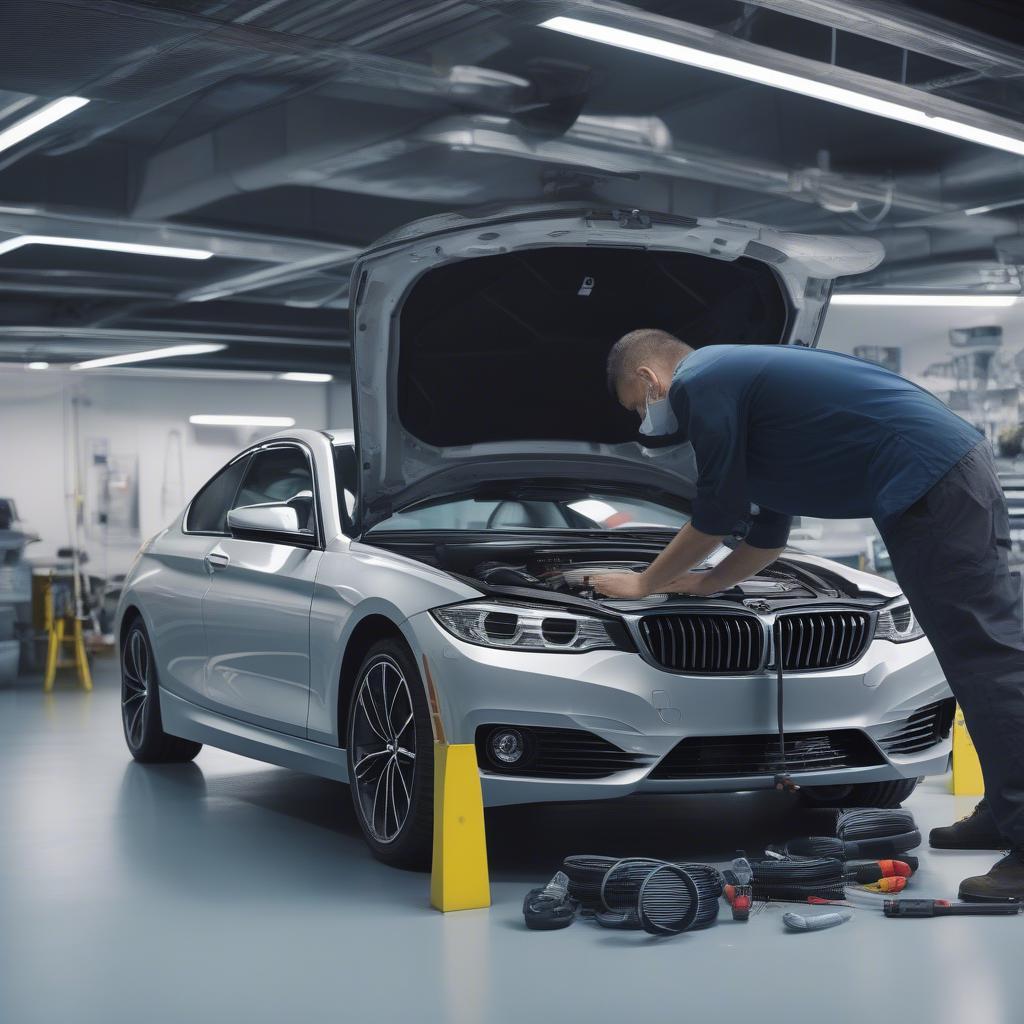 Quy trình bảo dưỡng BMW định kỳ tại BMW Cầu Giấy.