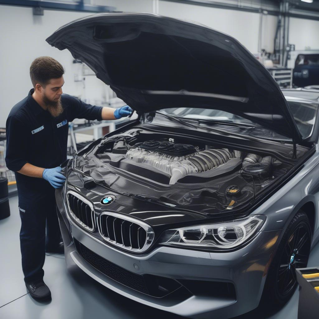 Bảo dưỡng động cơ BMW S63 tại trung tâm dịch vụ BMW