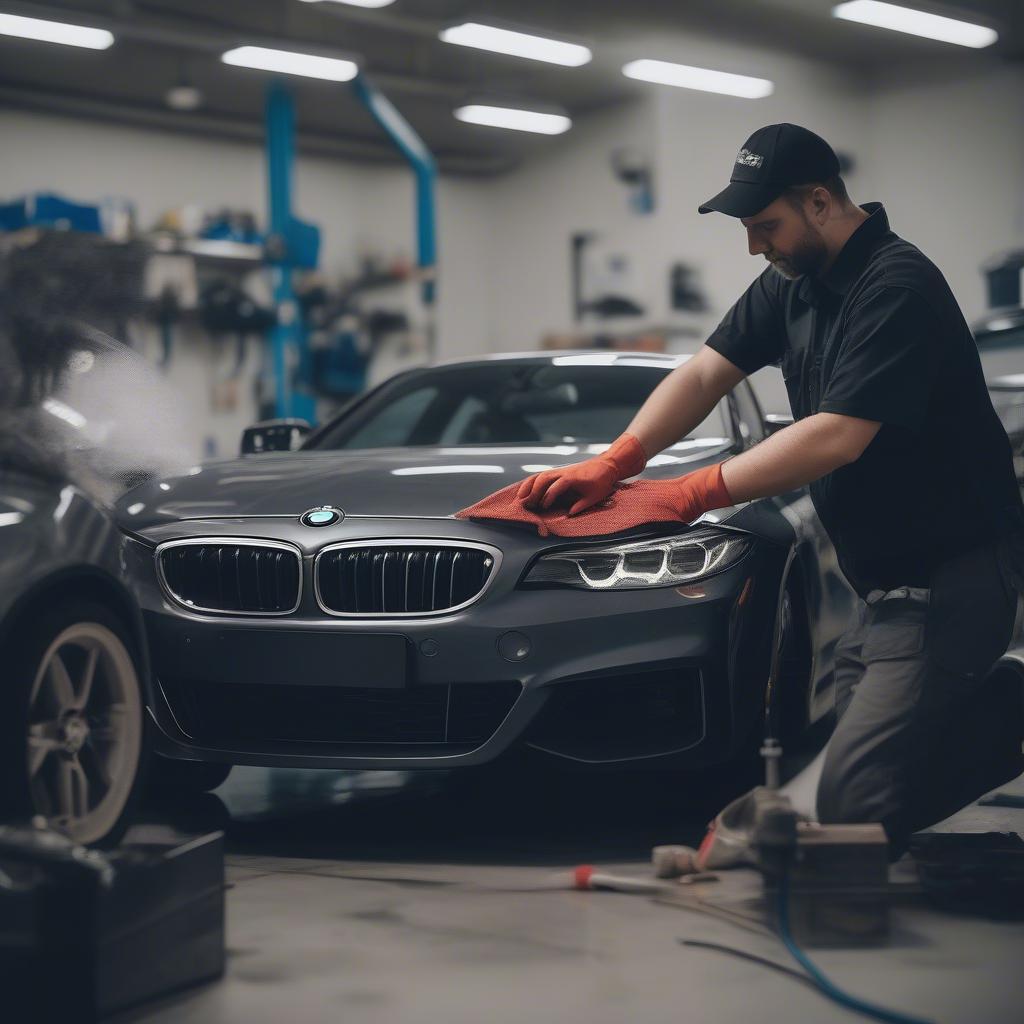 Bảo dưỡng đèn pha BMW định kỳ