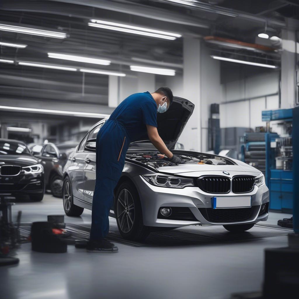 Bảo dưỡng định kỳ cho BMW 318i giúp kéo dài tuổi thọ xe.