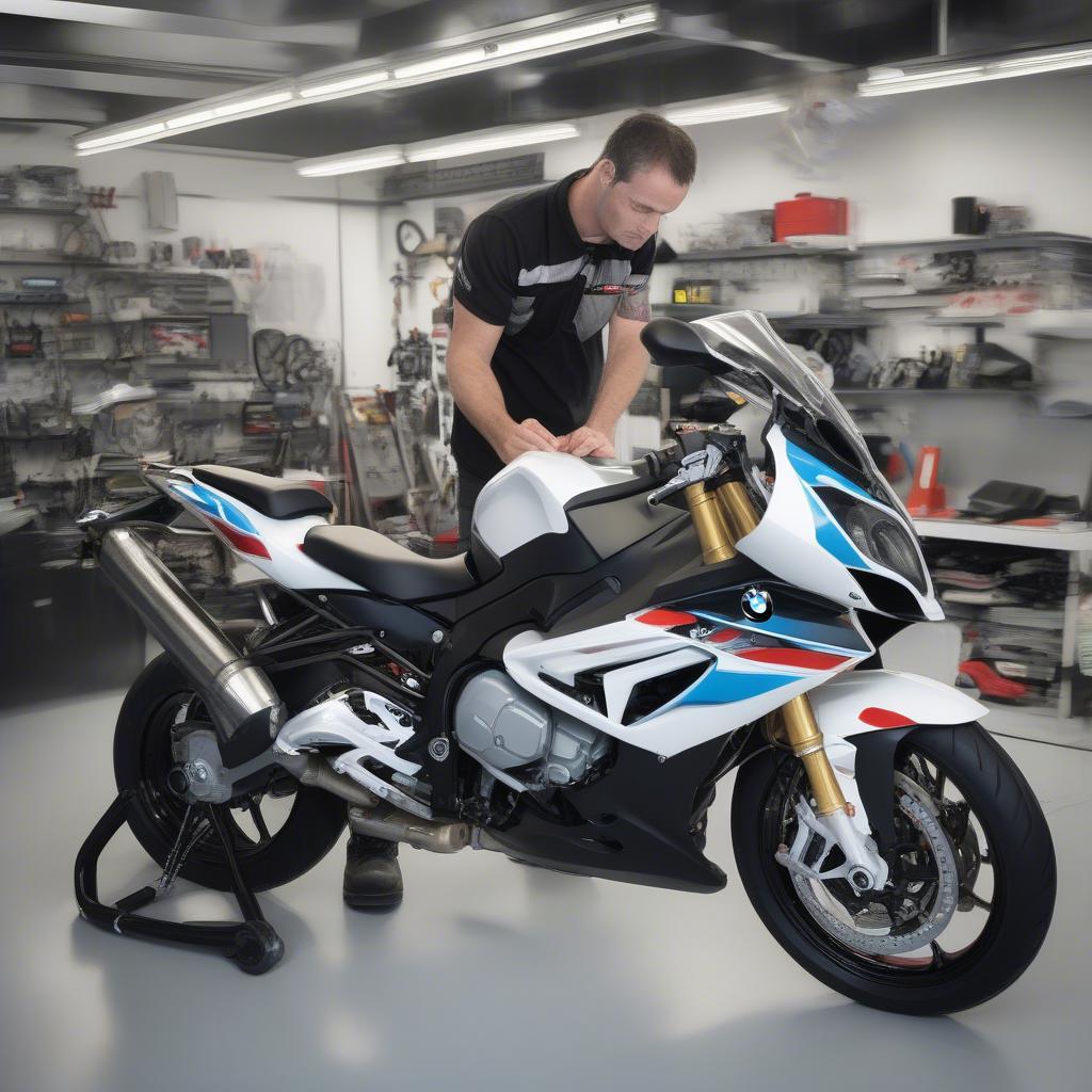 Bảo dưỡng định kỳ BMW S1000RR 2013