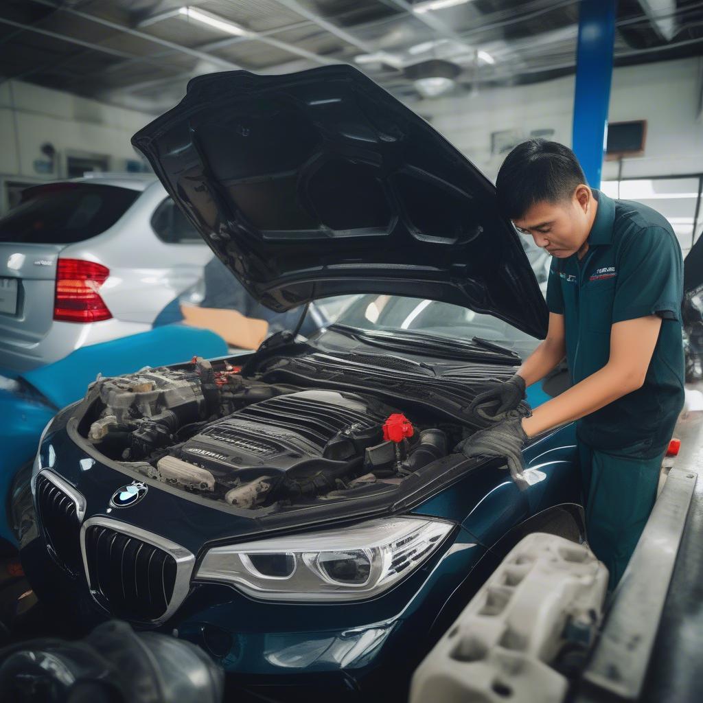 Bảo dưỡng động cơ BMW tại Cầu Giấy