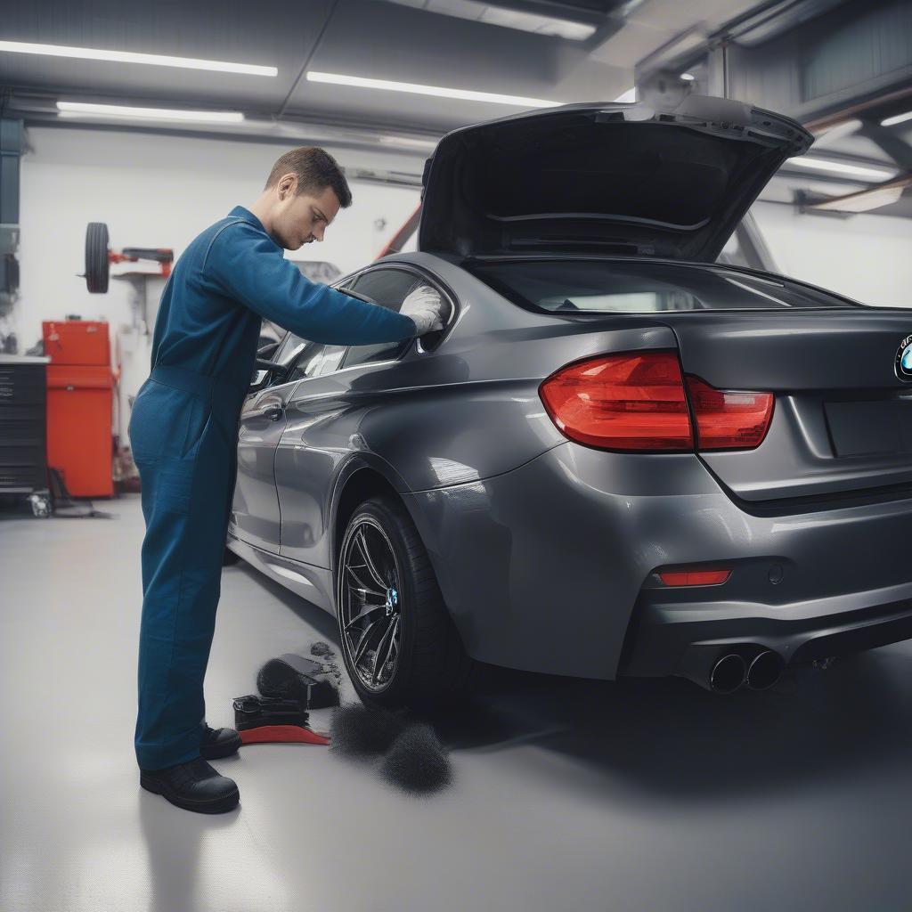 Bảo dưỡng phanh sau cho xe BMW: Các bước cần thực hiện