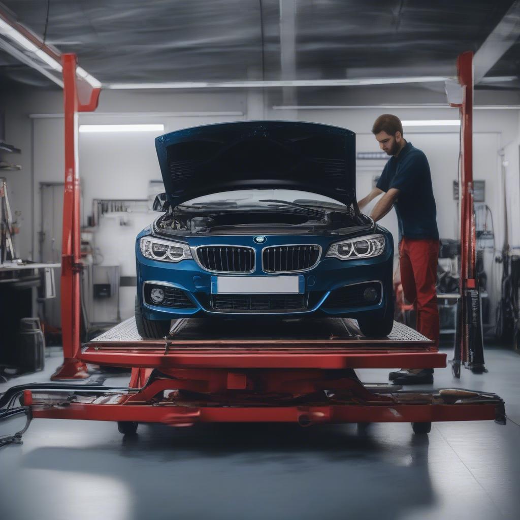 Bảo dưỡng xe BMW định kỳ tại xưởng