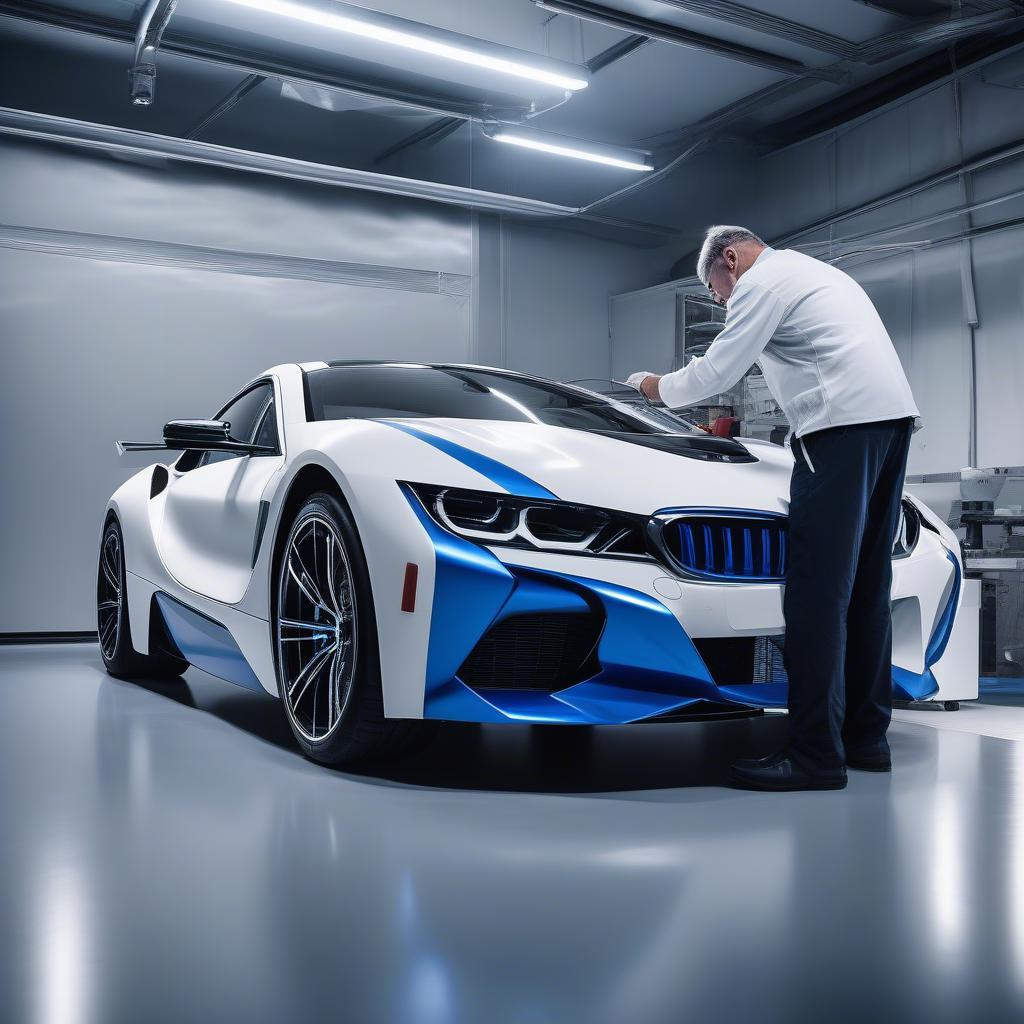 Bí mật đằng sau màu sơn BMW Supercar Blue