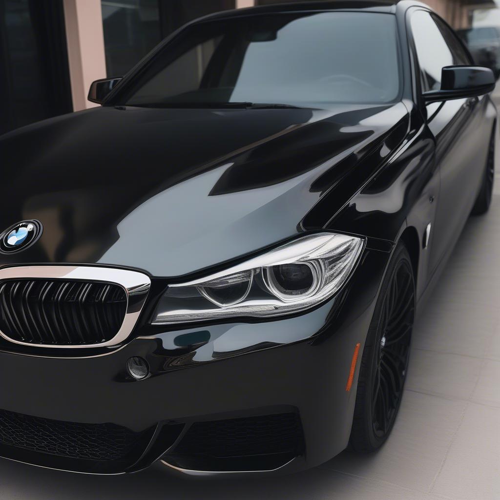 BMW sang trọng với Black Chrome Wrap