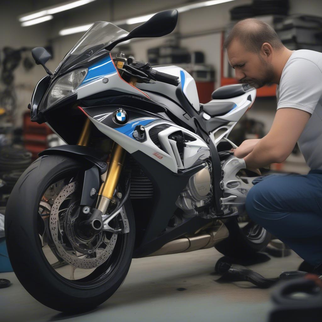 Kiểm tra tình trạng BMW S1000RR cũ