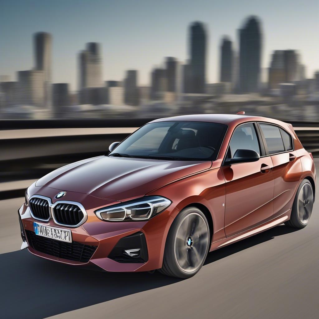 BMW 118i M vận hành mạnh mẽ trên đường cao tốc