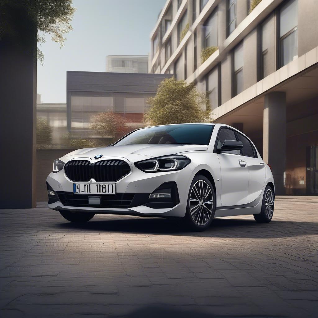 Thiết kế ngoại thất BMW 118i thể thao và hiện đại