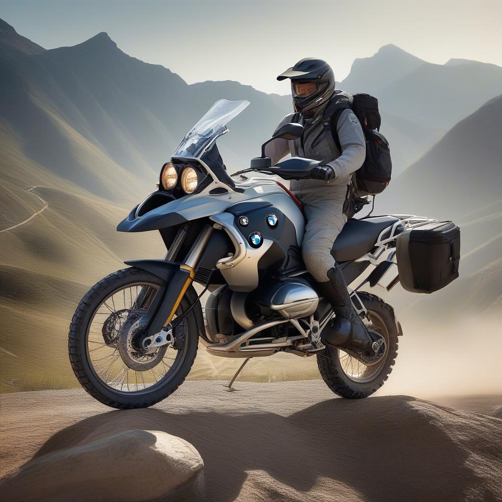 BMW 1200 GS Adventure chinh phục địa hình off-road