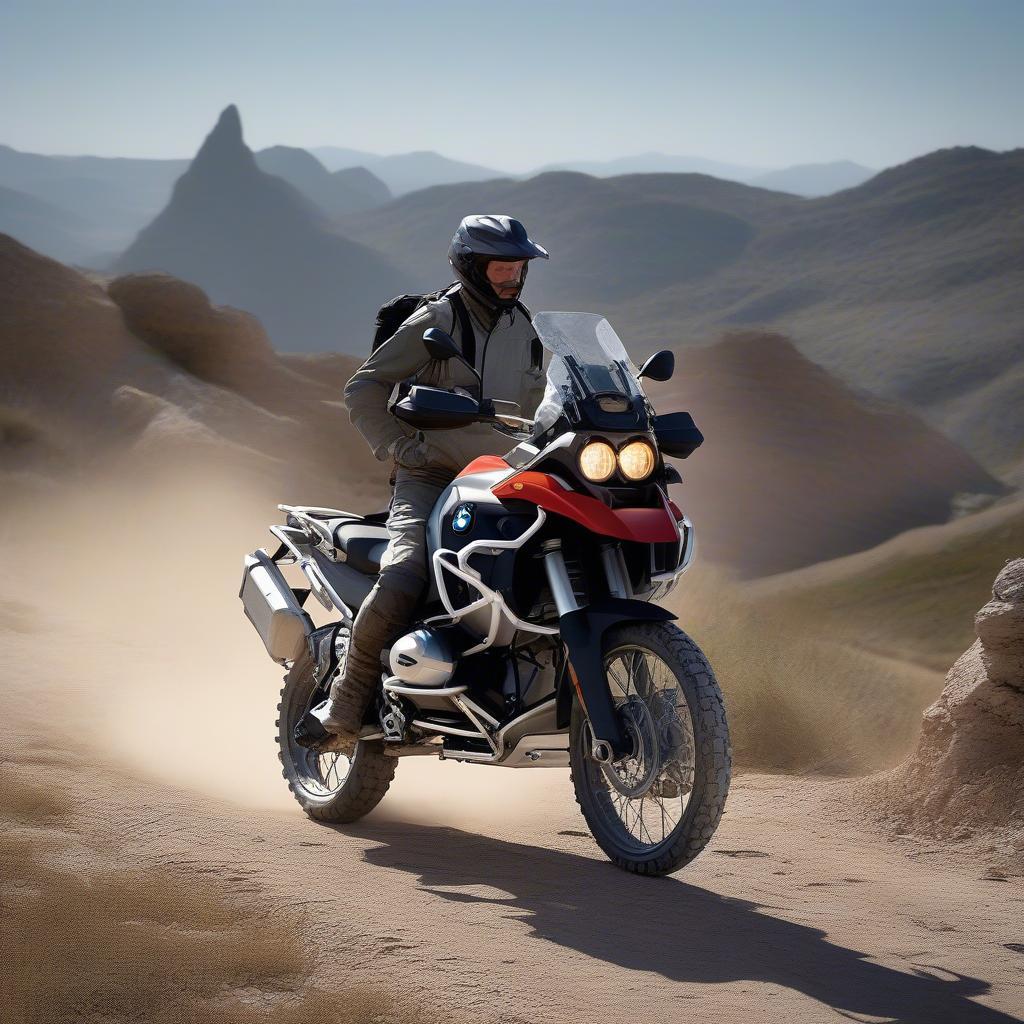 BMW 1200 Trail Bike chinh phục địa hình