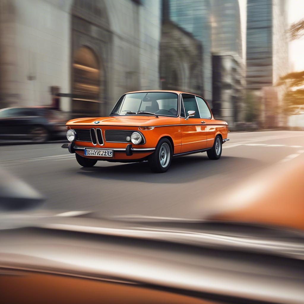 BMW 2002 classic trên phố