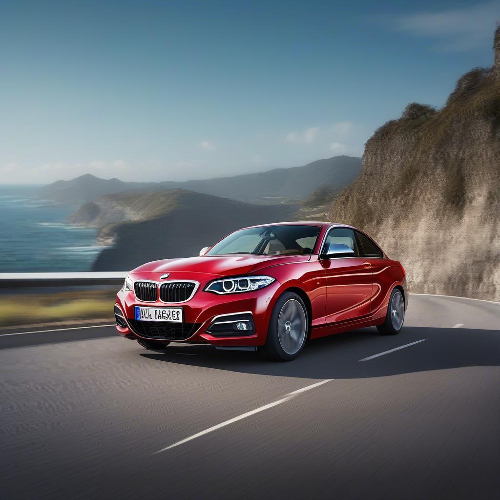 BMW 218i 5 chỗ màu đỏ