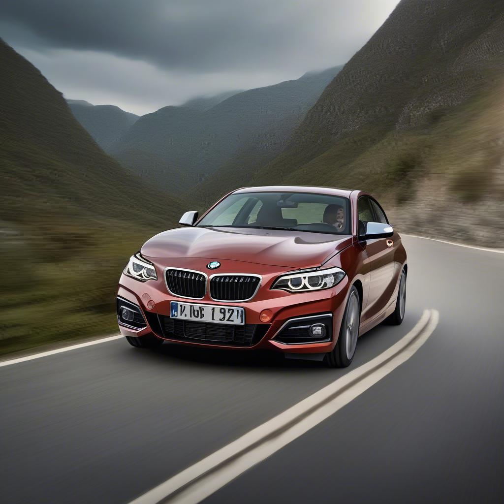 Ngoại thất thể thao của BMW 218i