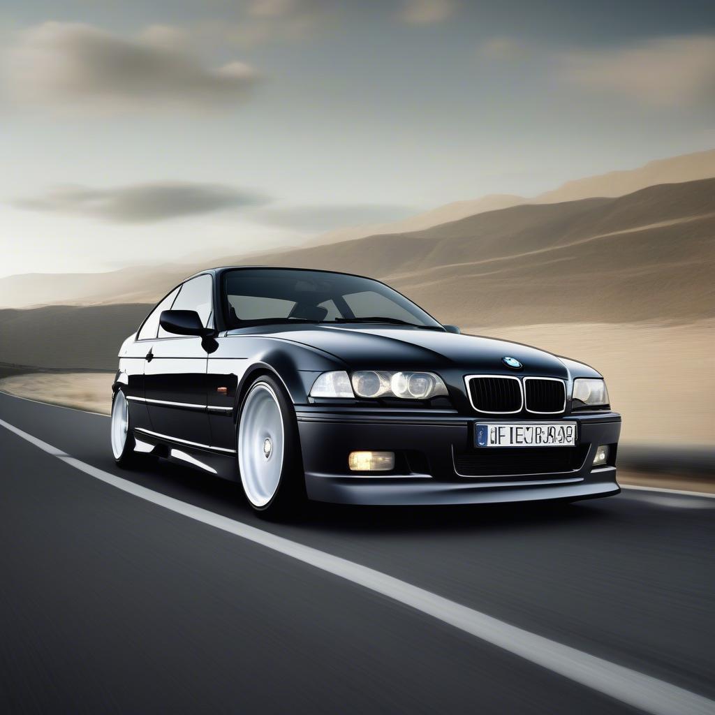 BMW 3 Serie E36 trên đường