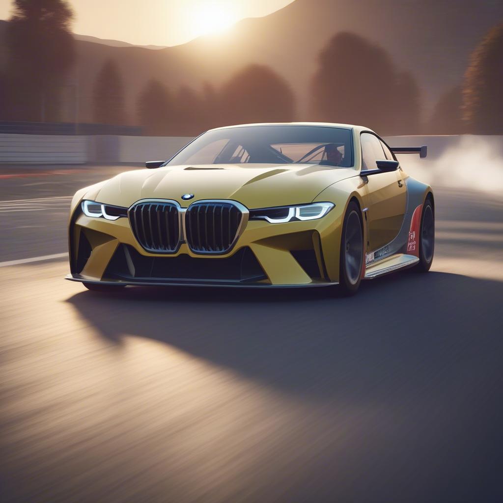 BMW 3.0 CSL Hommage Asphalt 9 Max trên đường đua