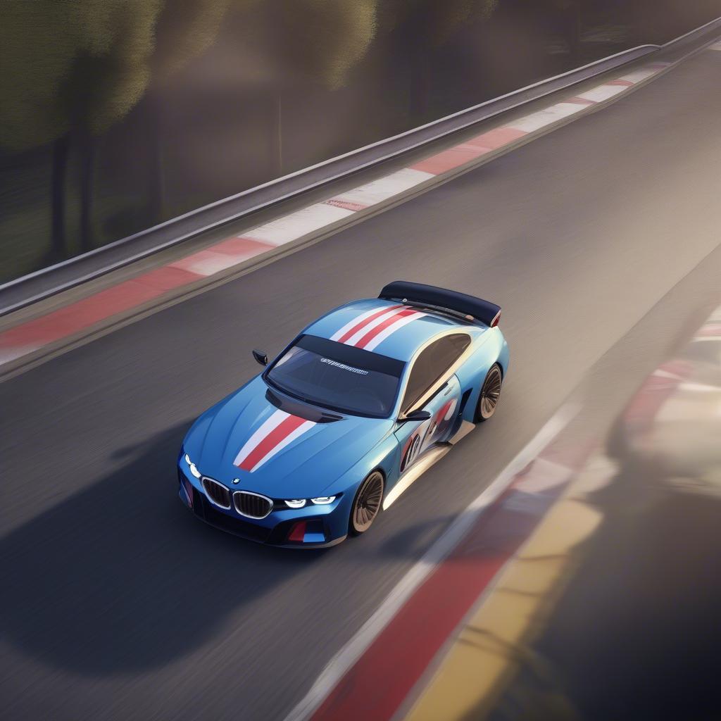 BMW 3.0 CSL Hommage Asphalt 9 Max đang drift