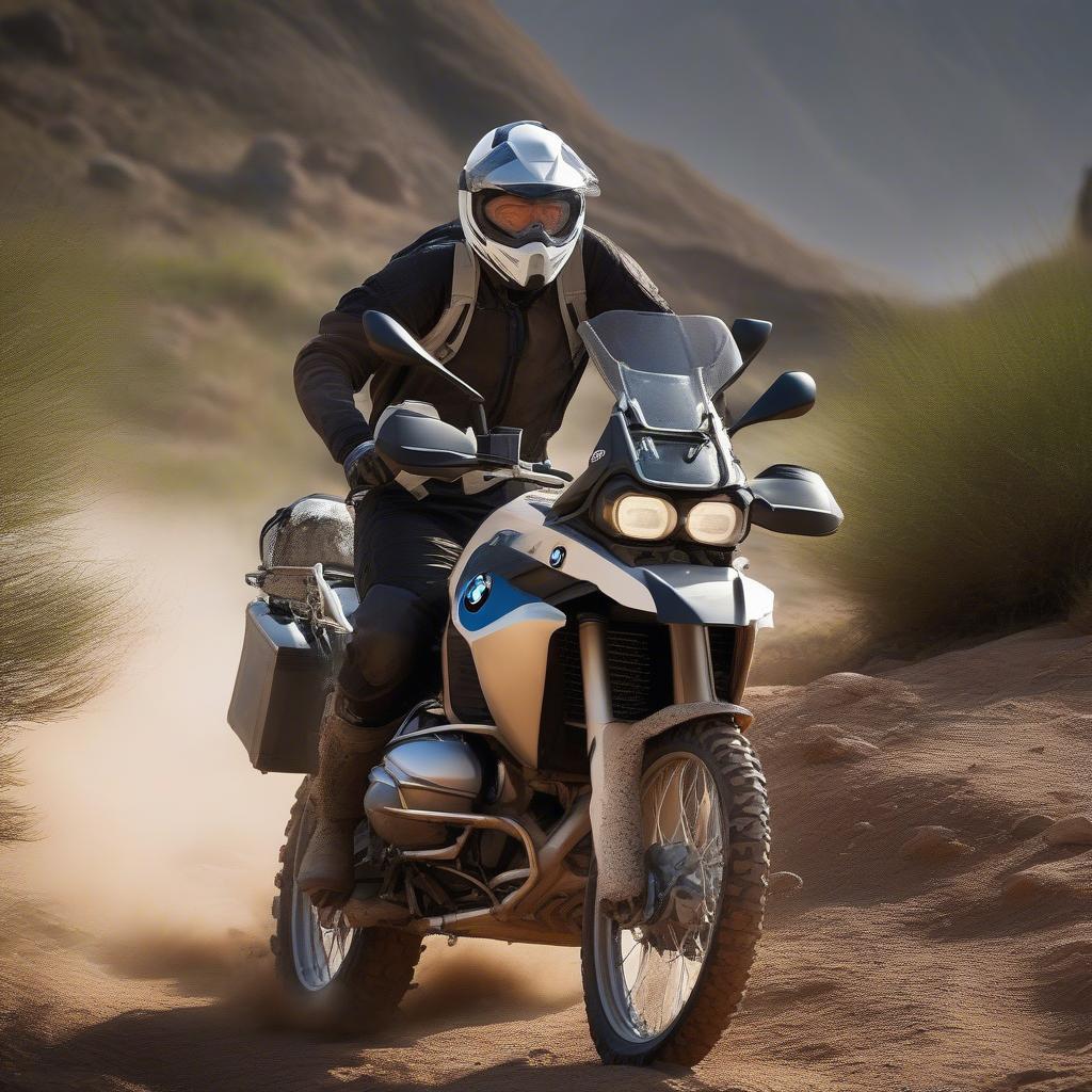 BMW 310GS chinh phục địa hình off-road