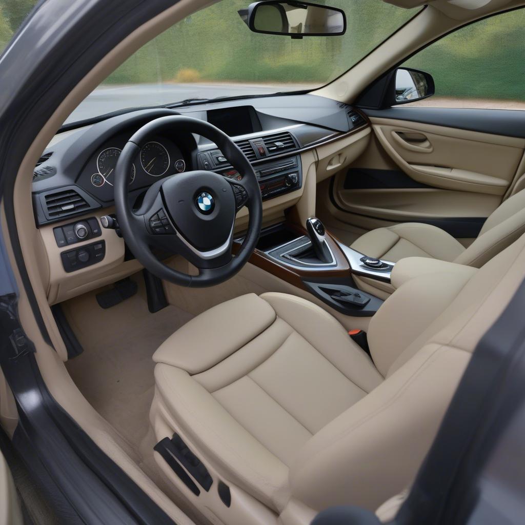 BMW 318i cũ nội thất