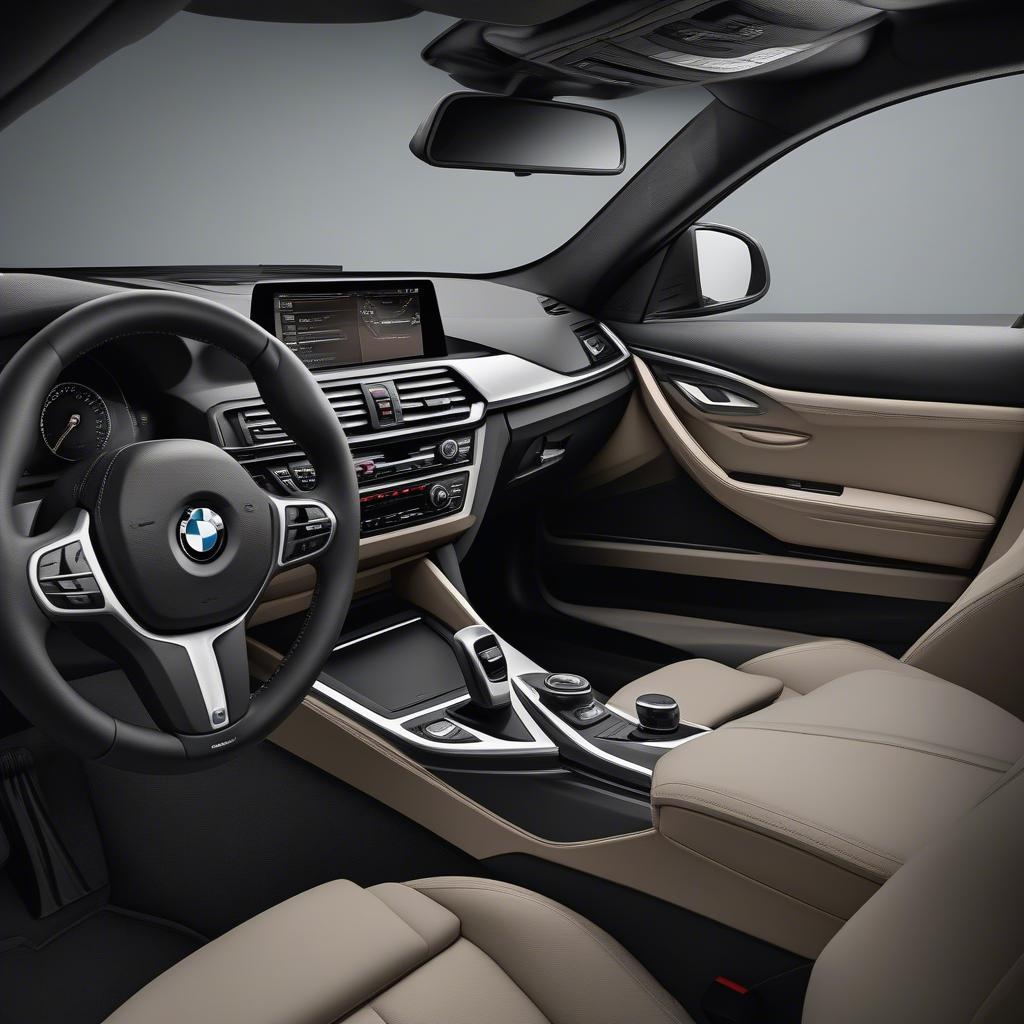 BMW 320d: Nội thất tiện nghi