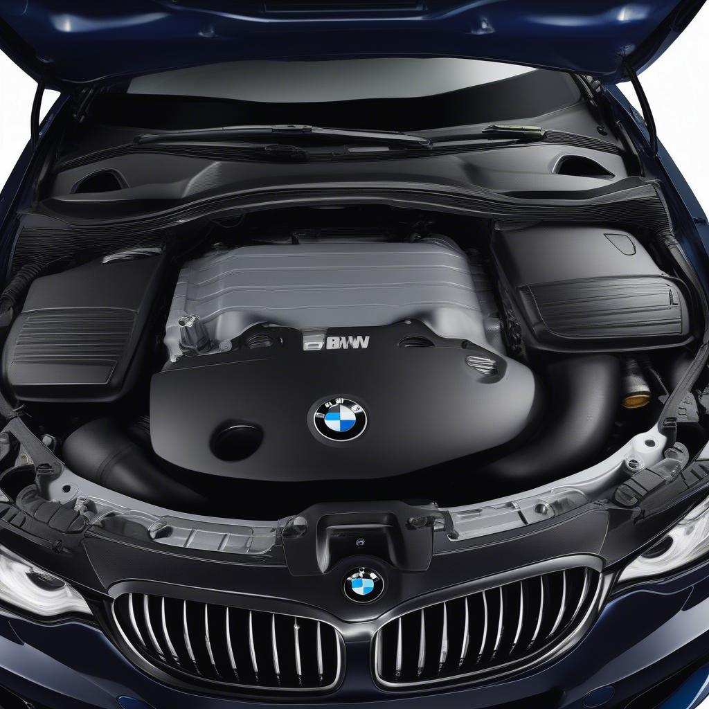 Động cơ BMW 320i 2014 cũ mạnh mẽ và tiết kiệm nhiên liệu