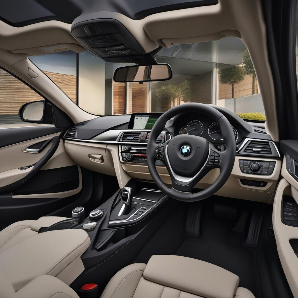 Nội thất BMW 320i 2016