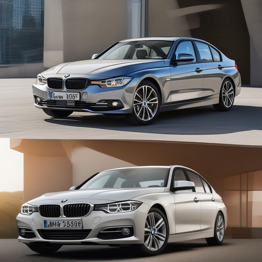 BMW 320i cũ và mới