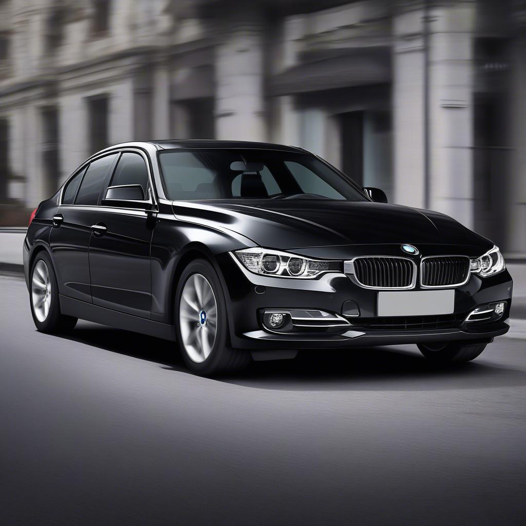 BMW 320i màu đen 2014 ngoại thất