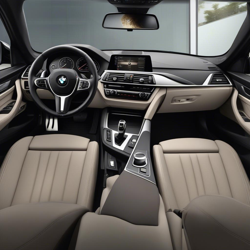 Nội thất sang trọng của BMW 320i