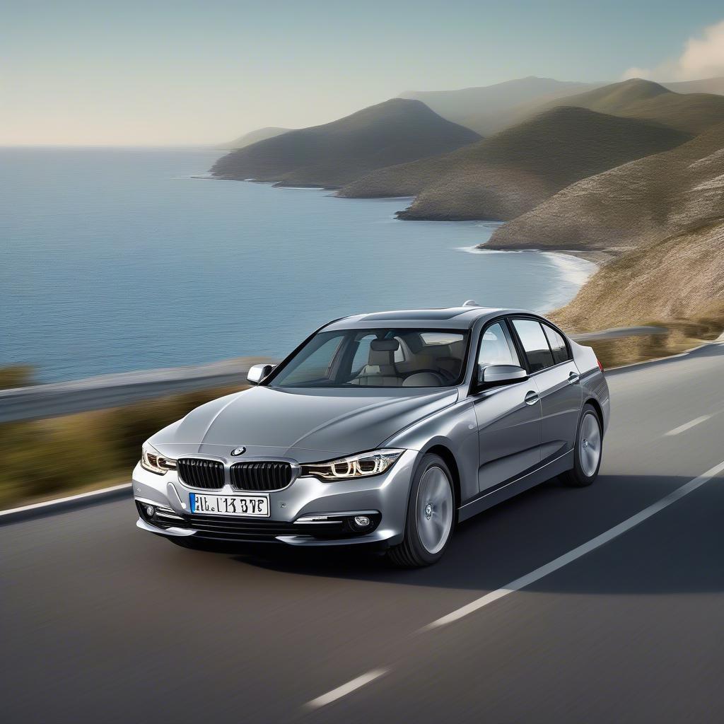 BMW 320i Rear Wheel Drive vận hành trên đường