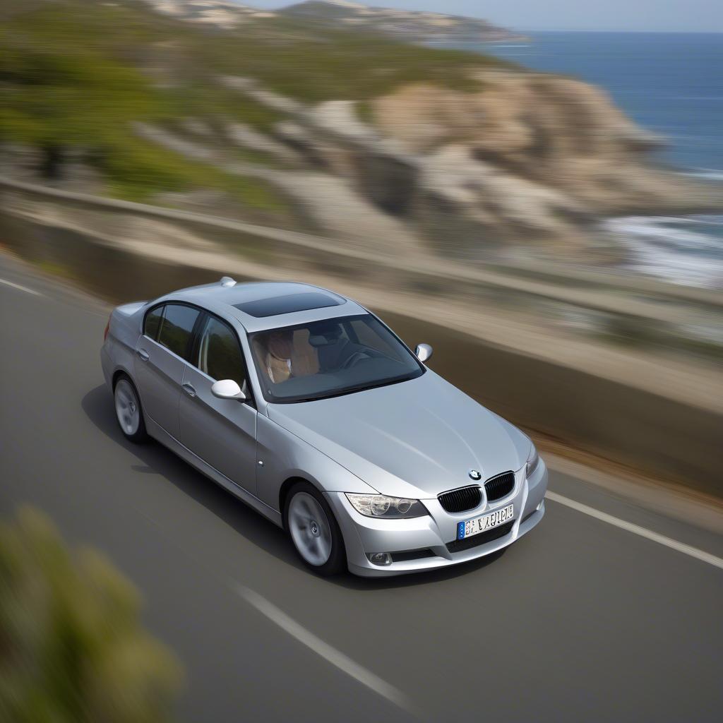 BMW 325i 2010 vận hành trên đường