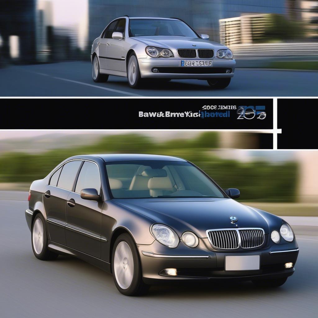 BMW 325i và Mercedes-Benz E240 2005 Ngoại Thất