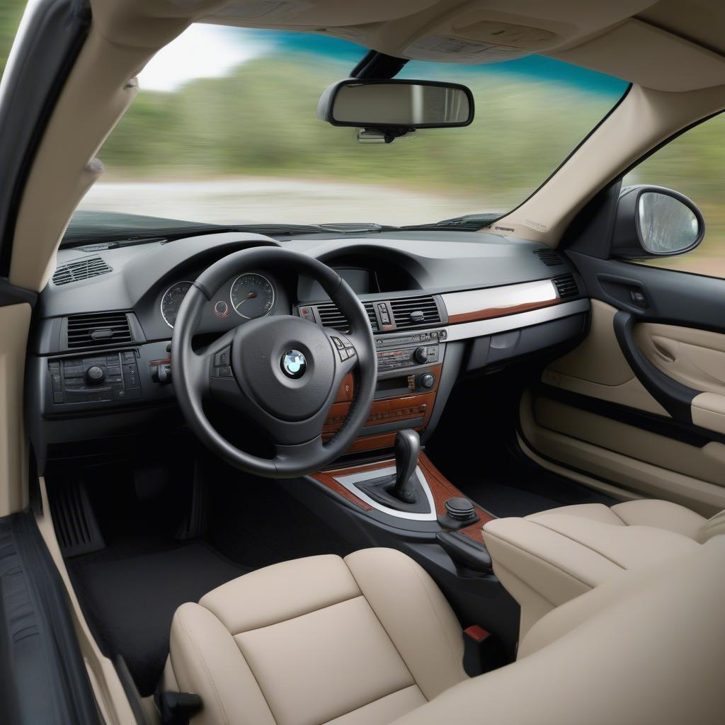 Nội thất BMW 328i 2008