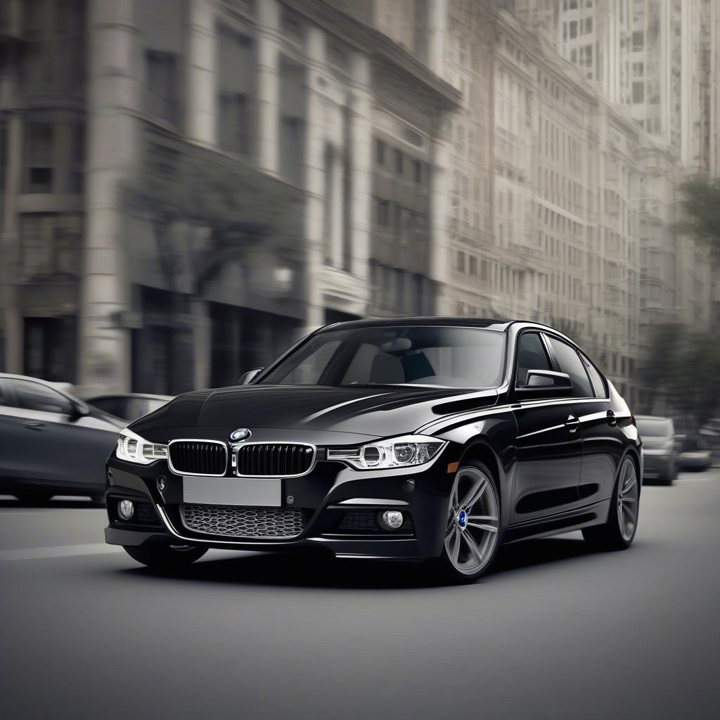 BMW 328i M Sport Black 2014 Ngoại Thất