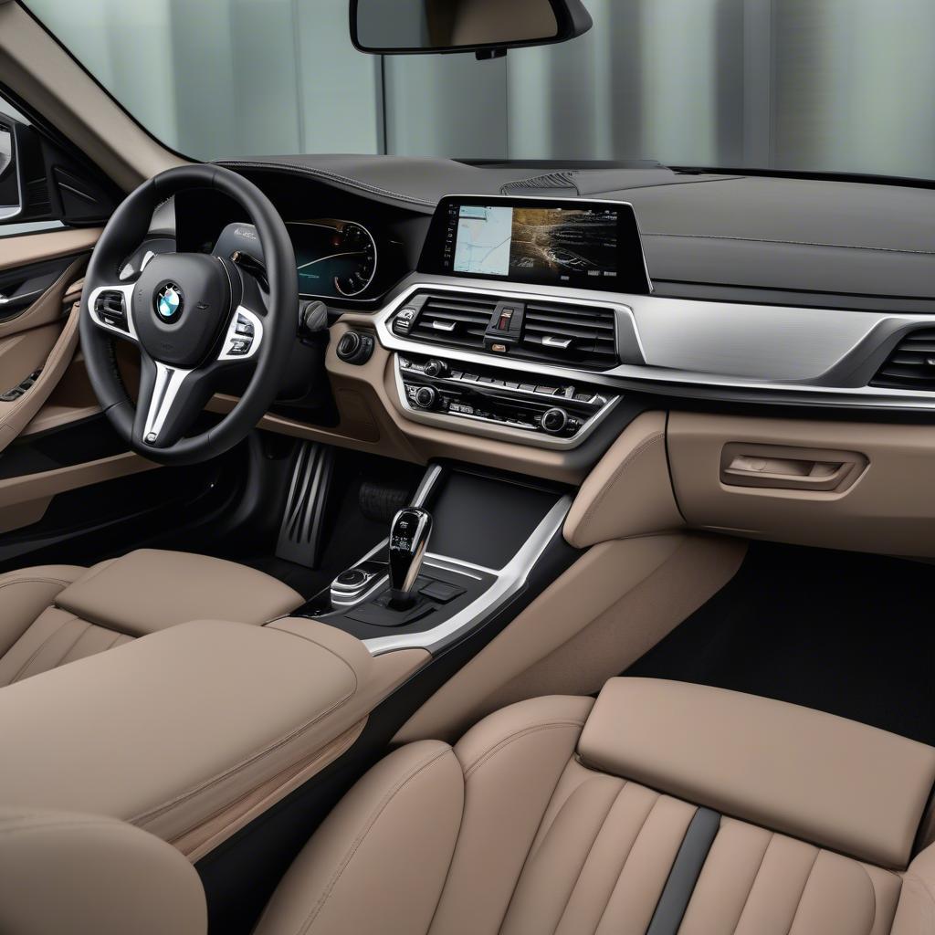 Nội thất BMW 330i 2019 tinh tế và tiện nghi