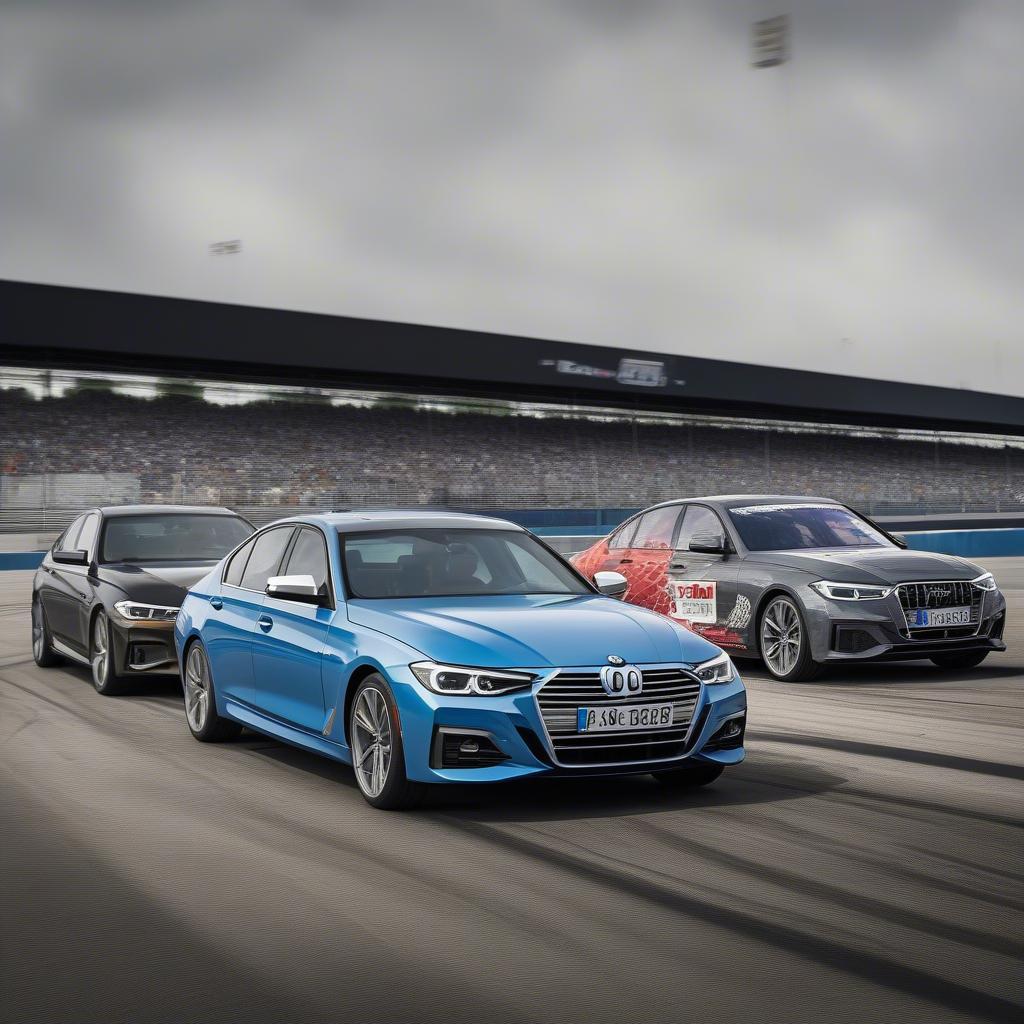 BMW 340i vs Audi S4 Drag Race