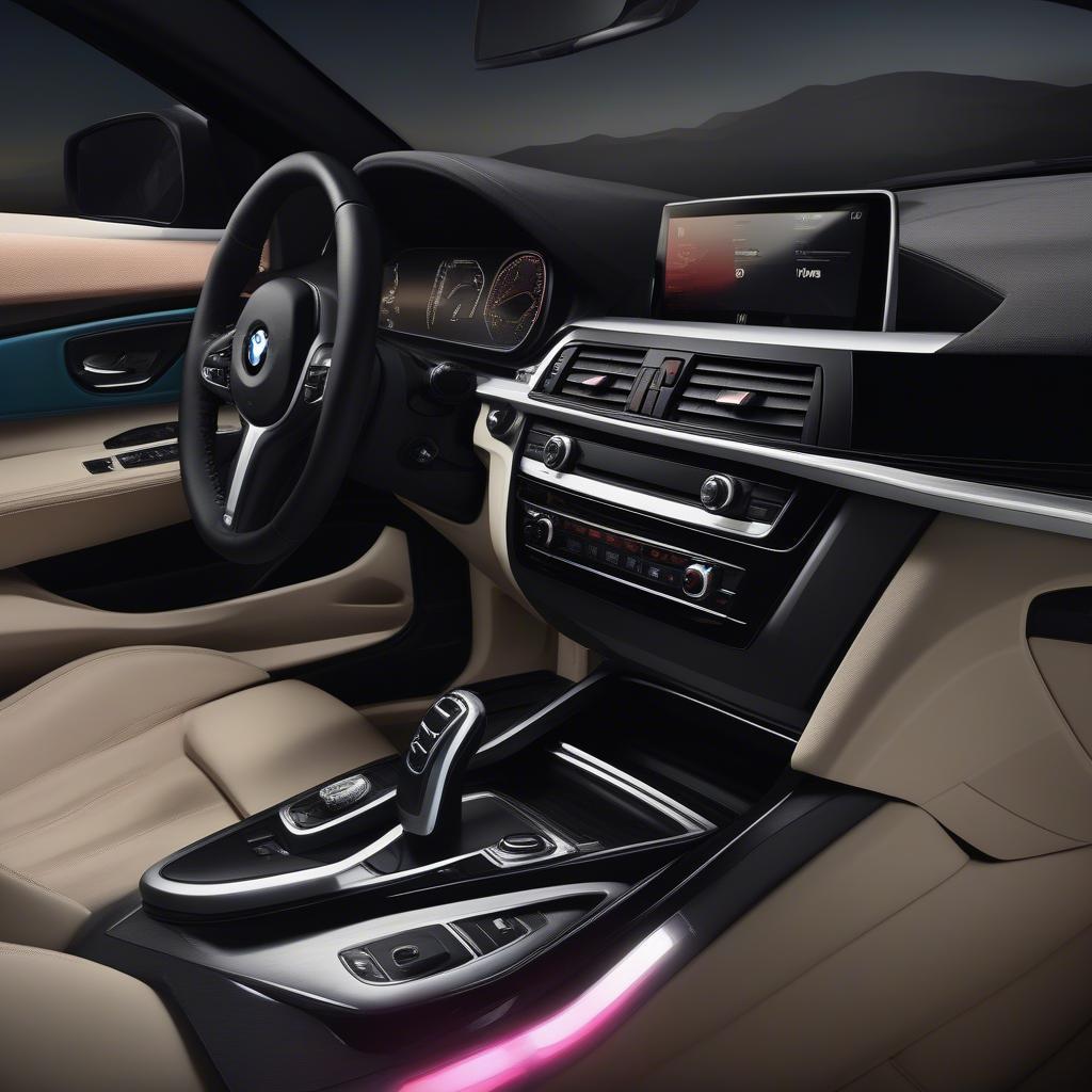 Đèn viền nội thất Ambient Lighting BMW 4 Series