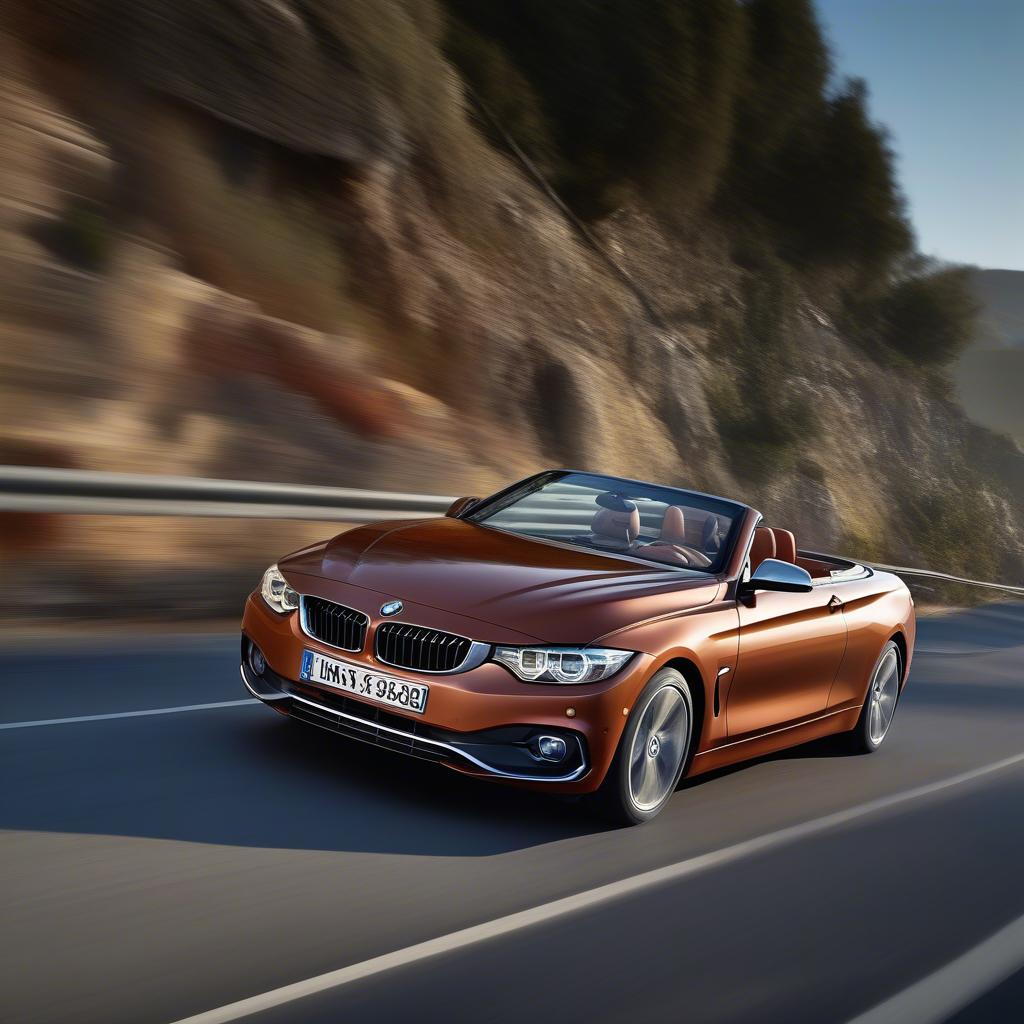 BMW 4 Series Convertible trên đường