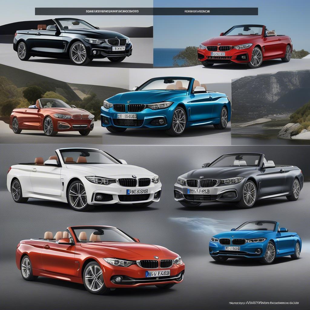 So sánh các phiên bản BMW 4 Series Convertible tại Úc