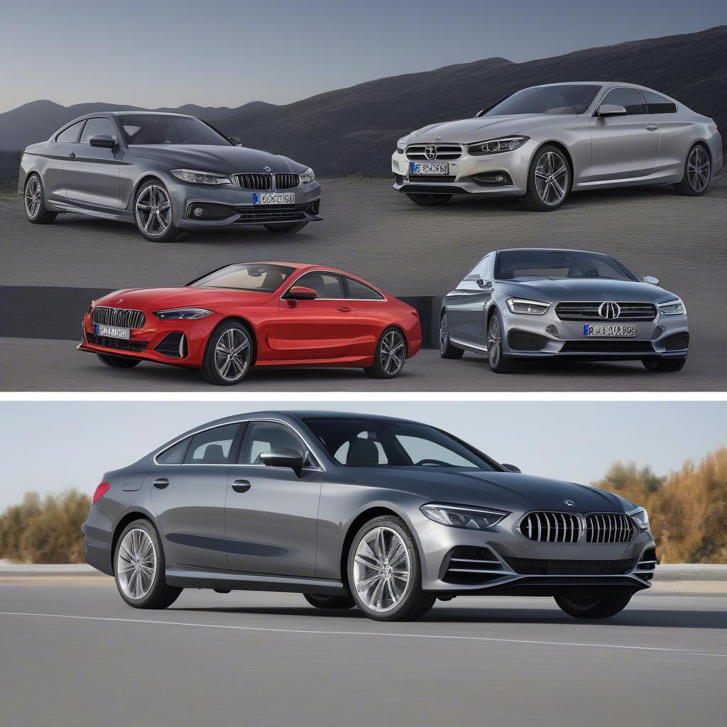 So sánh ngoại thất BMW 4 Series, Audi A5 và Mercedes-Benz C-Class