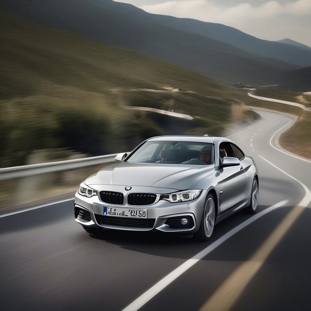 BMW 420i Coupe vận hành mạnh mẽ trên đường cao tốc