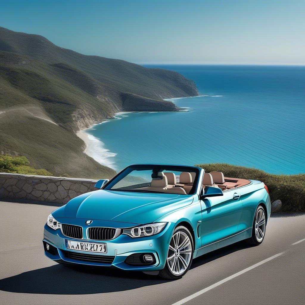 BMW 428i Convertible với mui trần mở rộng