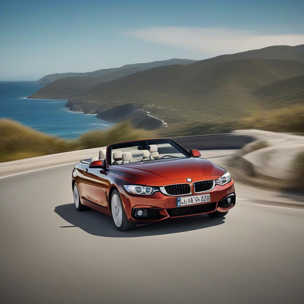 BMW 428i Hardtop Convertible lướt trên đường