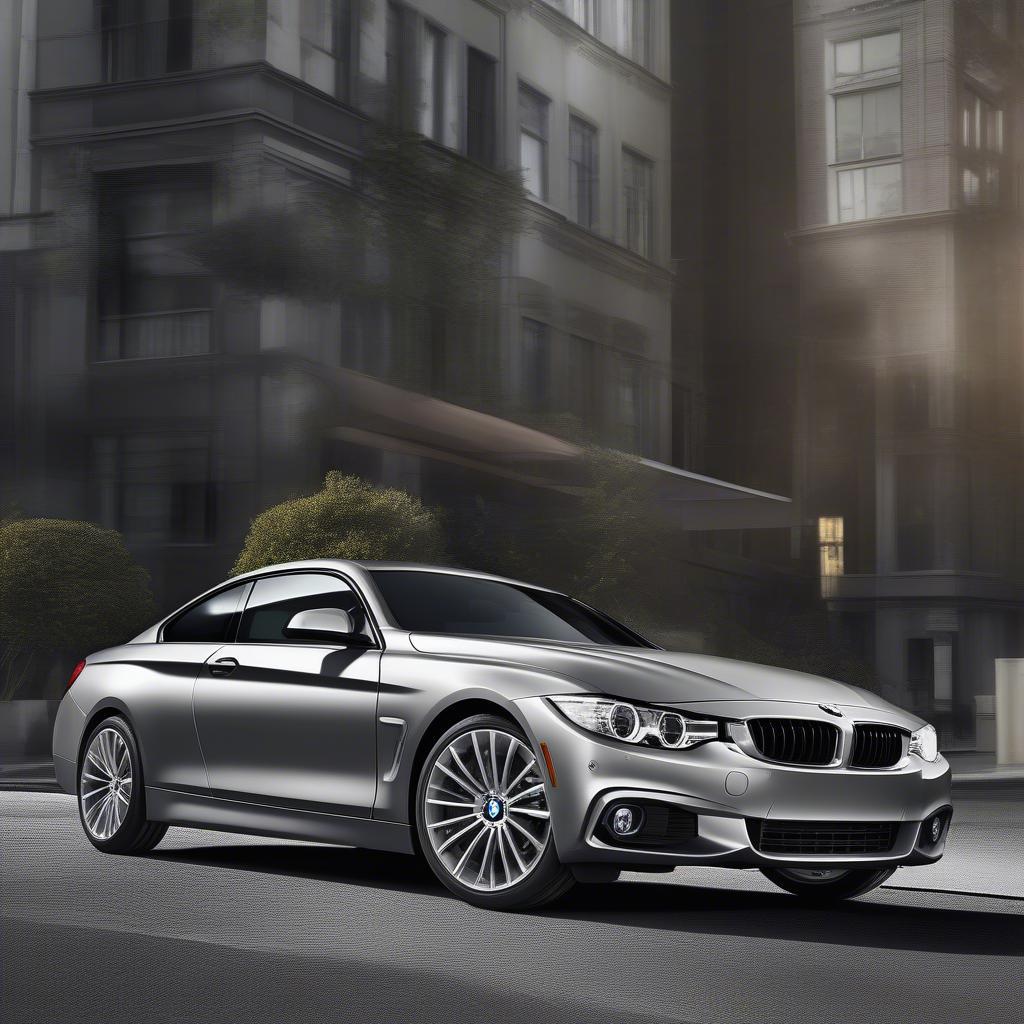 BMW 428i với bộ mâm màu bạc sang trọng