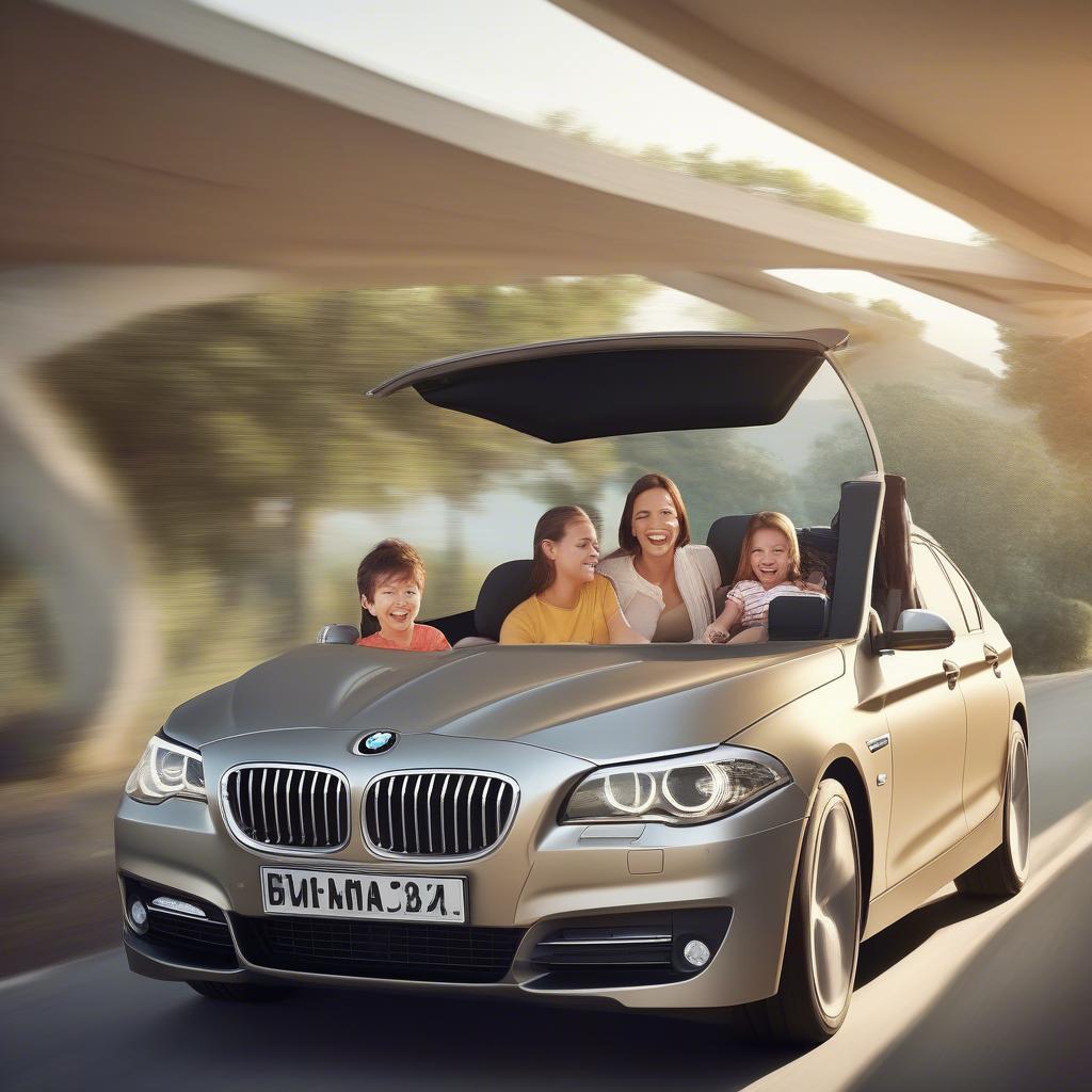 BMW 5 chỗ cho gia đình