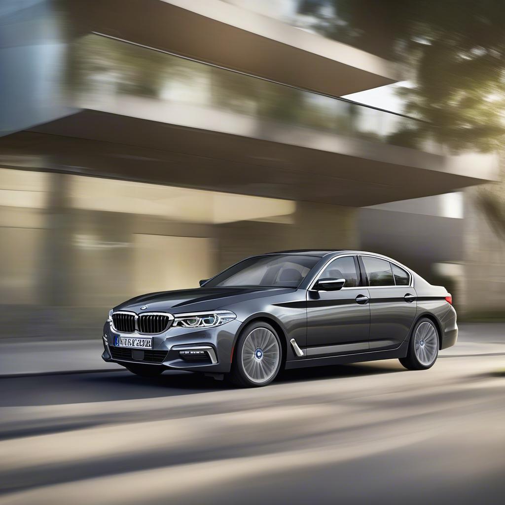 Thiết kế ngoại thất BMW 5 Series 2017 sang trọng và thể thao