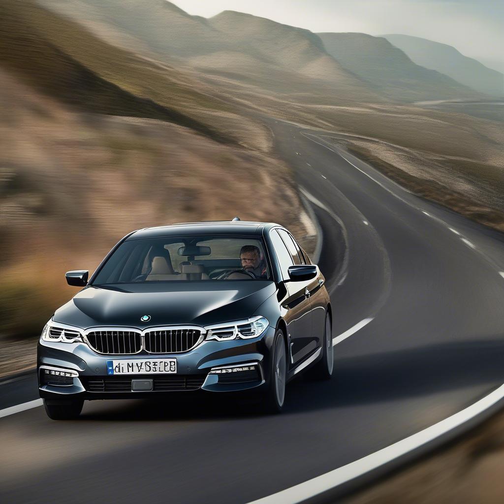 BMW 5 Series 2018 vận hành mạnh mẽ trên đường cao tốc