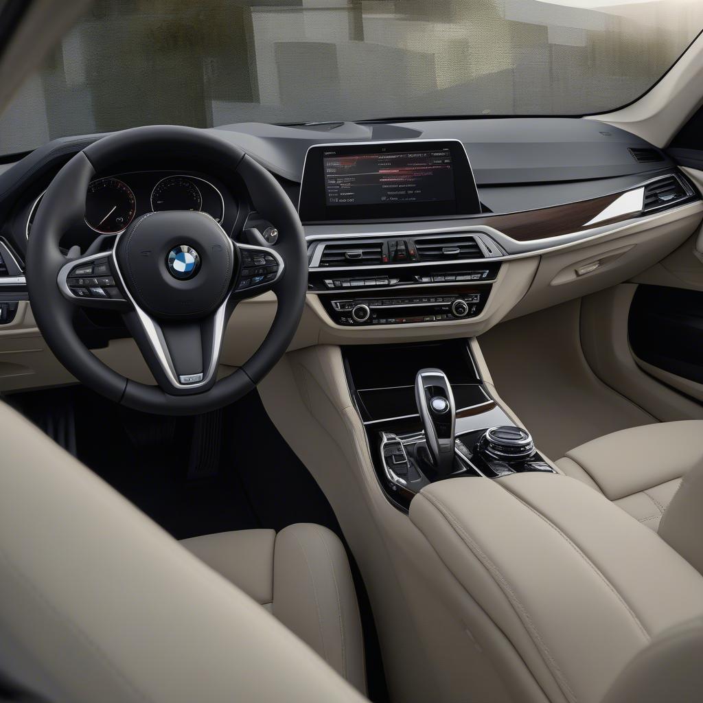 BMW 5 Series Nội Thất Hiện Đại