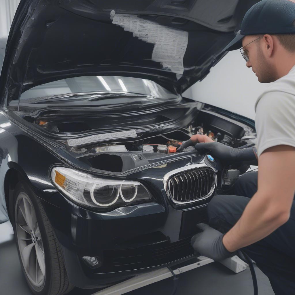 BMW 5 series retrofit hệ thống điều hòa hiện đại cho trải nghiệm lái xe tối ưu