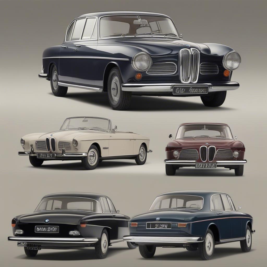 BMW 501A: Thiết kế ngoại thất sang trọng và cổ điển